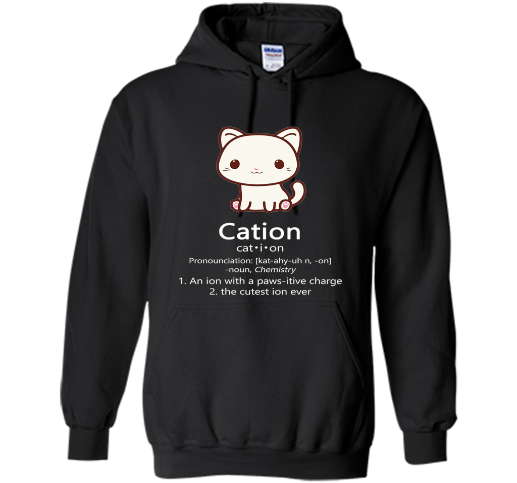 Cute Science Cat T-Shirt Kawaii Cation Chemistry Pawsitive