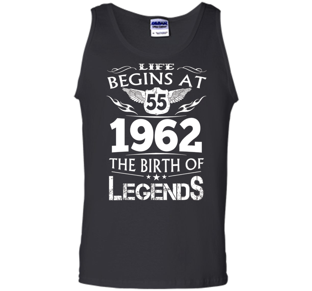 Life Begins At 55 1962 The Birth Of Legends T-Shirt cool shirt