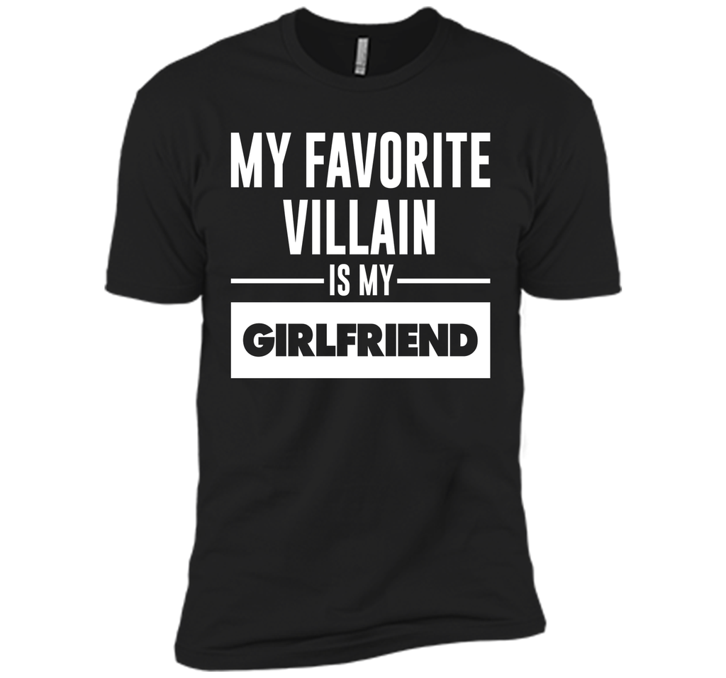 My Favorite Villain is My Girlfriend Funny Graphic T-shirt T-Shirt
