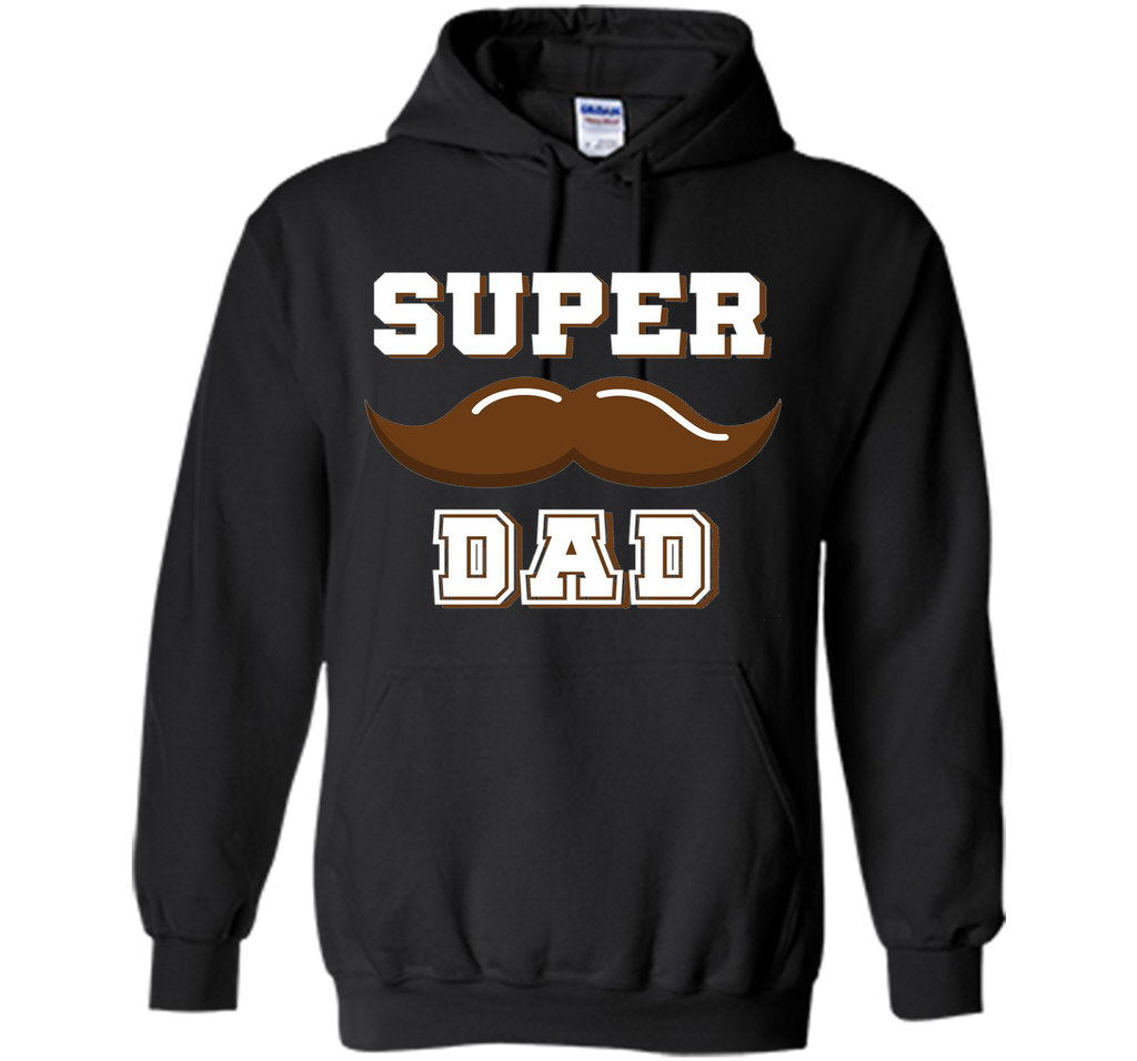 Super Dad Mustache Father's Day Tee Shirt