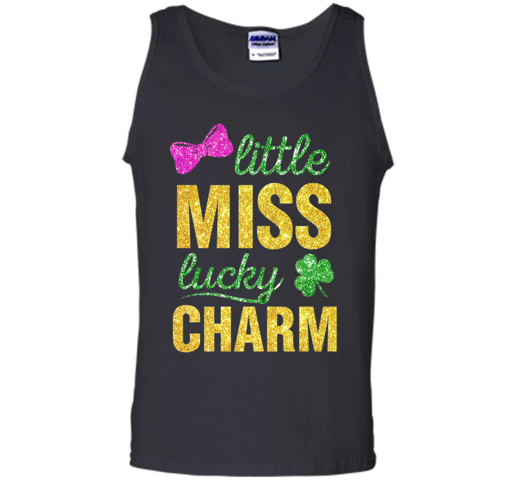 Little miss lucky charm st.patrick's day shirts for girls