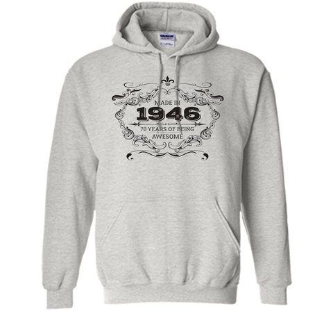 70th Birthday 70 Years of Being Awesome Made in 1946 T Shirt