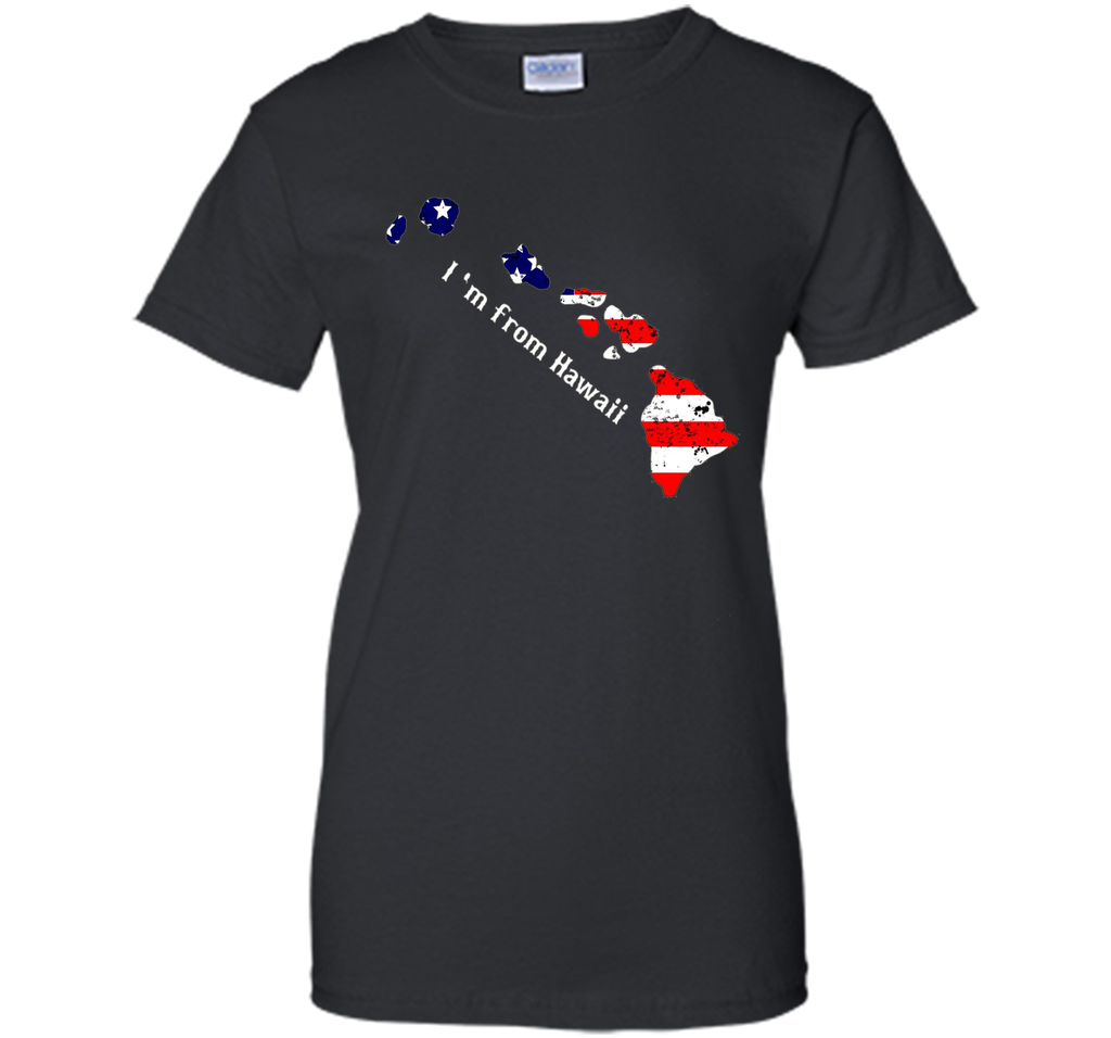 Proud of Hawaii USA flag Independence day Tshirt