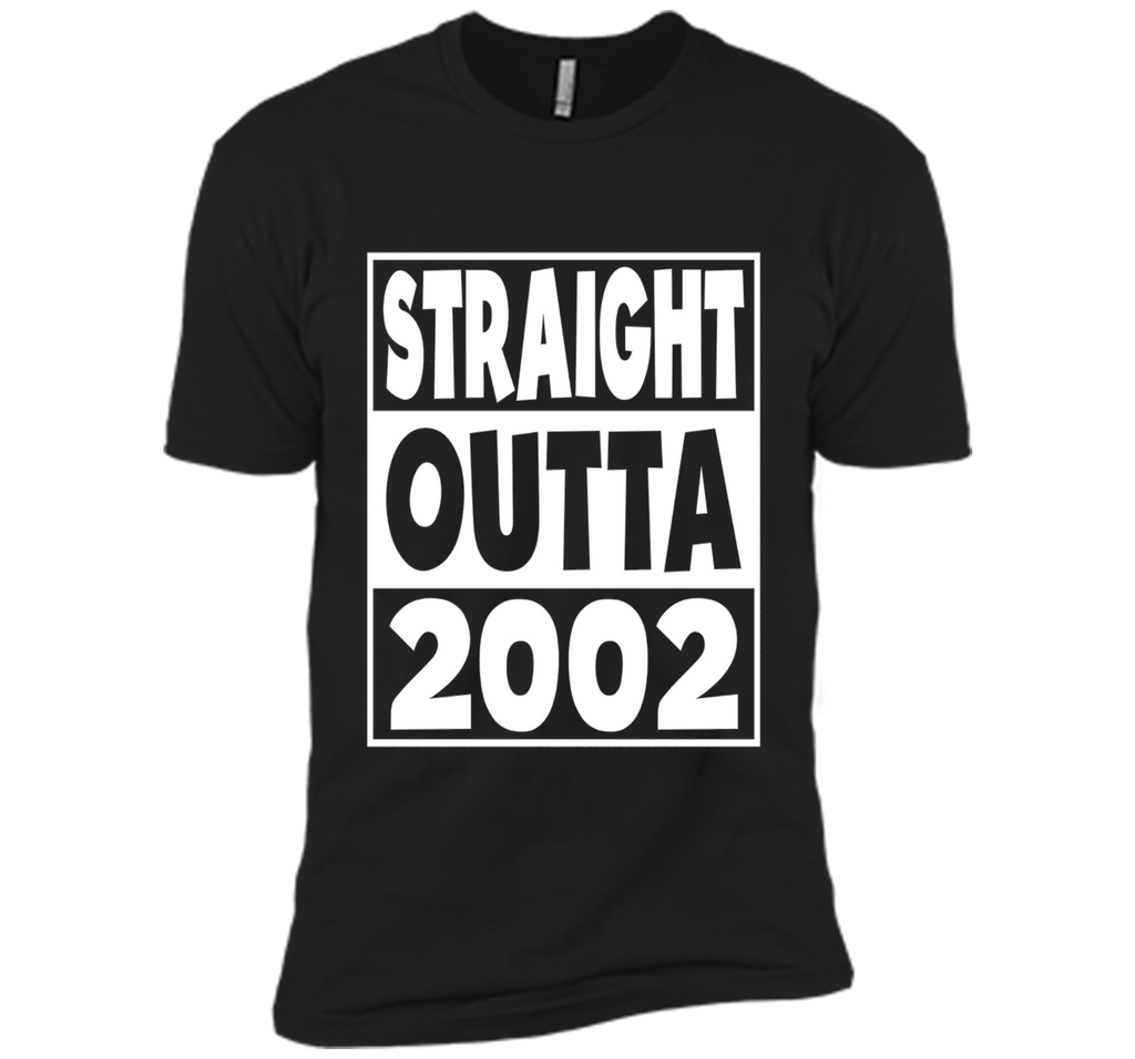 15th Birthday Gift T-Shirt Straight Outta 2002