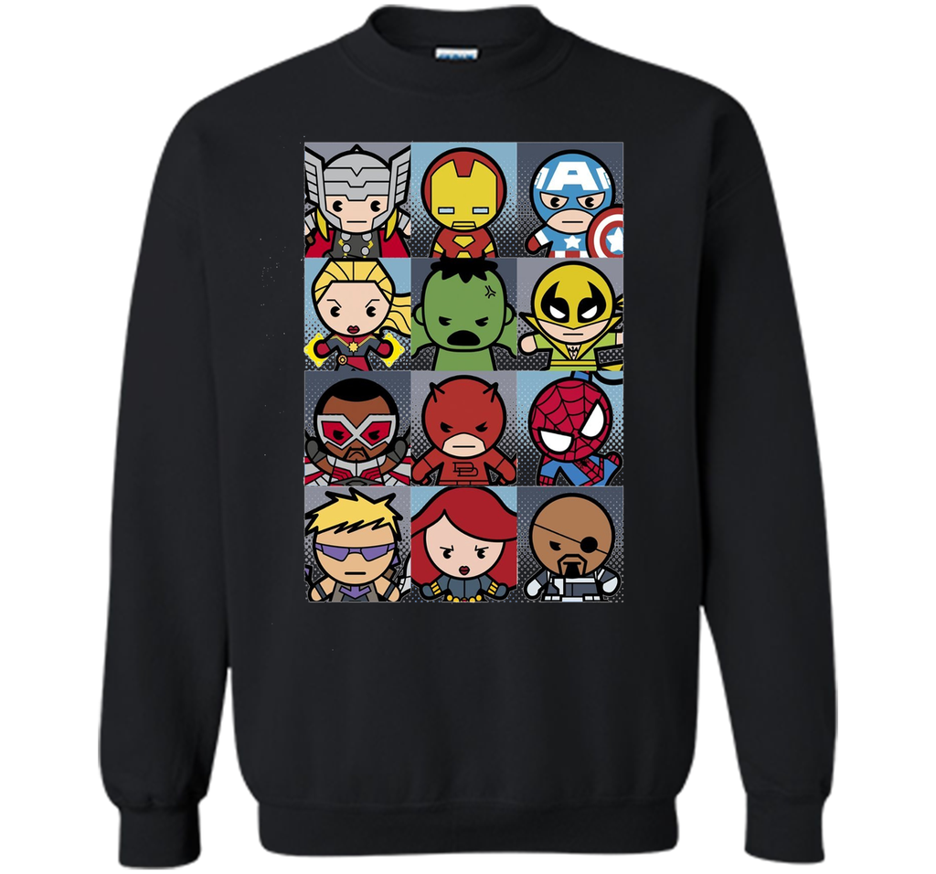 Kawaii Heroes Graphic T-Shirt