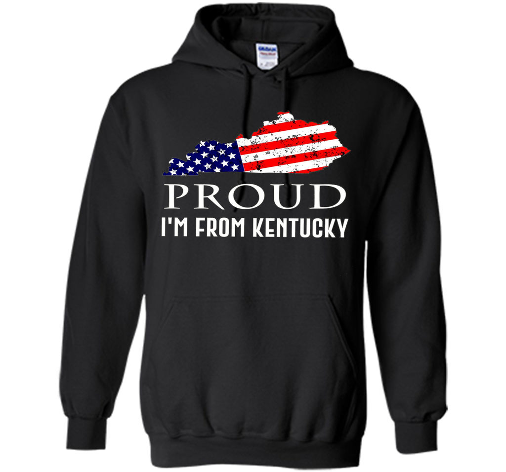 Proud of Kentucky-US flag Independence day Tshirt
