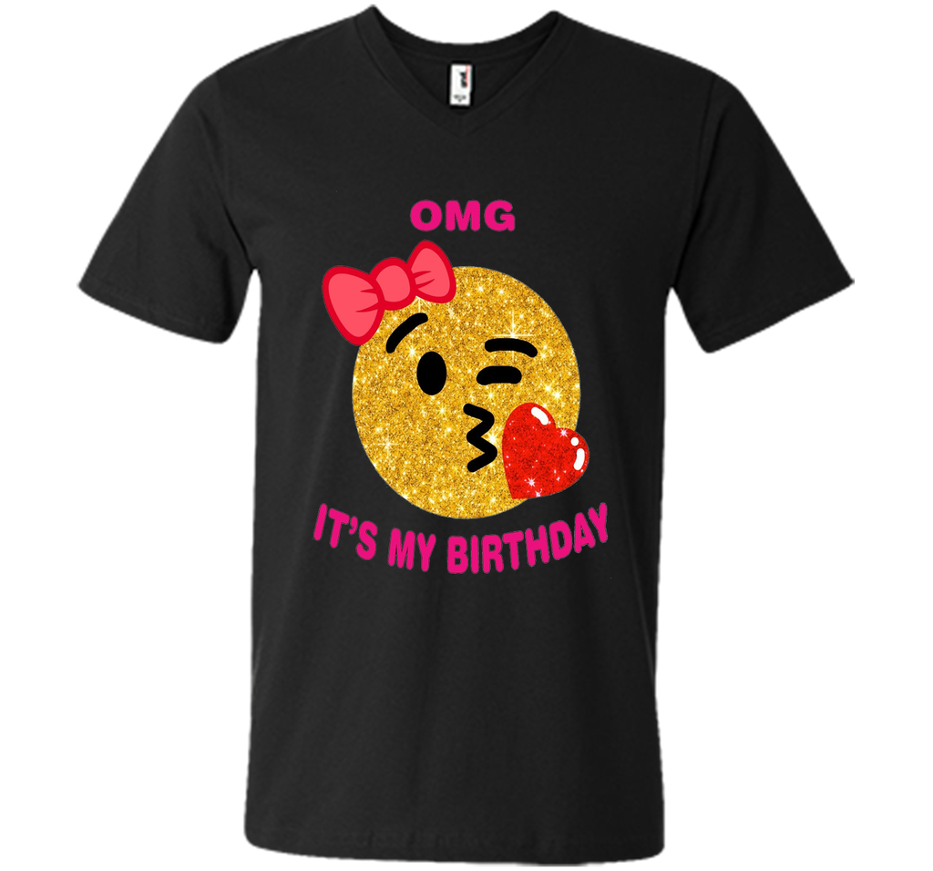 It's My Birthday Emoji Pink Shirt