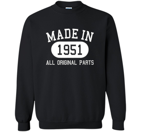 65th Birthday Gift Tee Shirt Made In 1951 (Fitted)