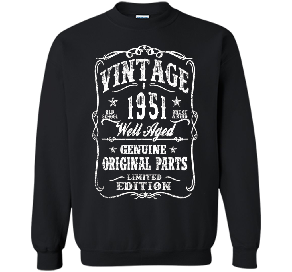 Vintage  1951 aged to perfection 65th birthday gift t shirt