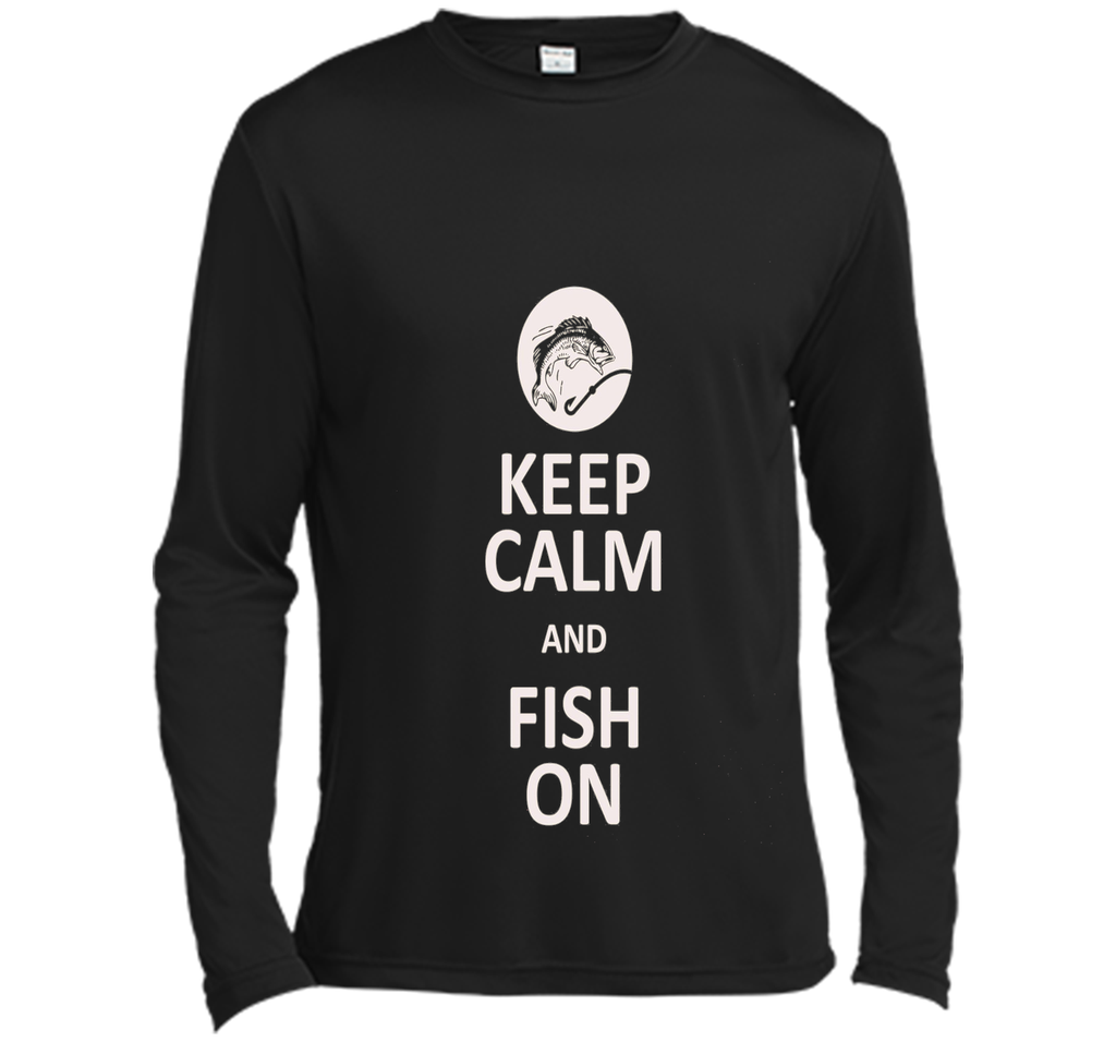 Keep Calm And Fish On Fishing T-Shirt