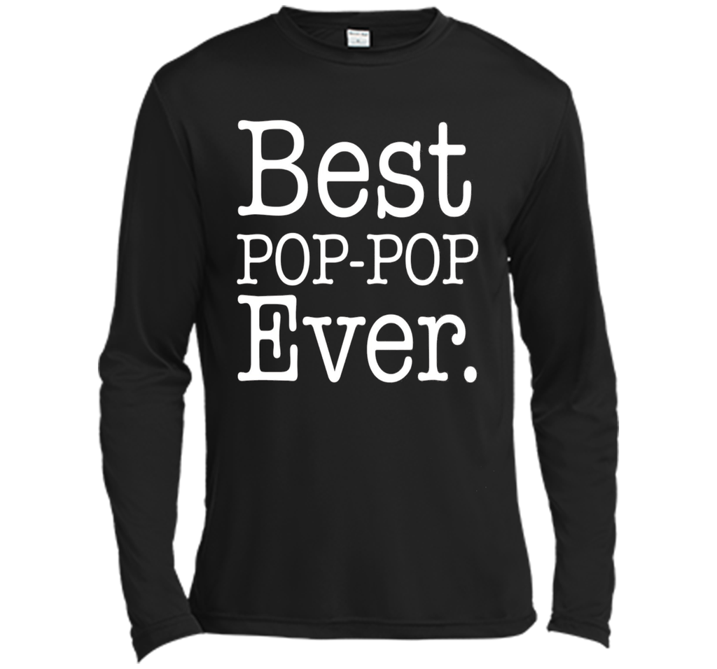 Men's Best POP POP Ever Shirt Funny Grandpa Shirts for Fathers Day