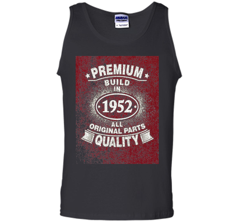 64 Years Old Build In 1952 Birthday Distressed Gift T-Shirt