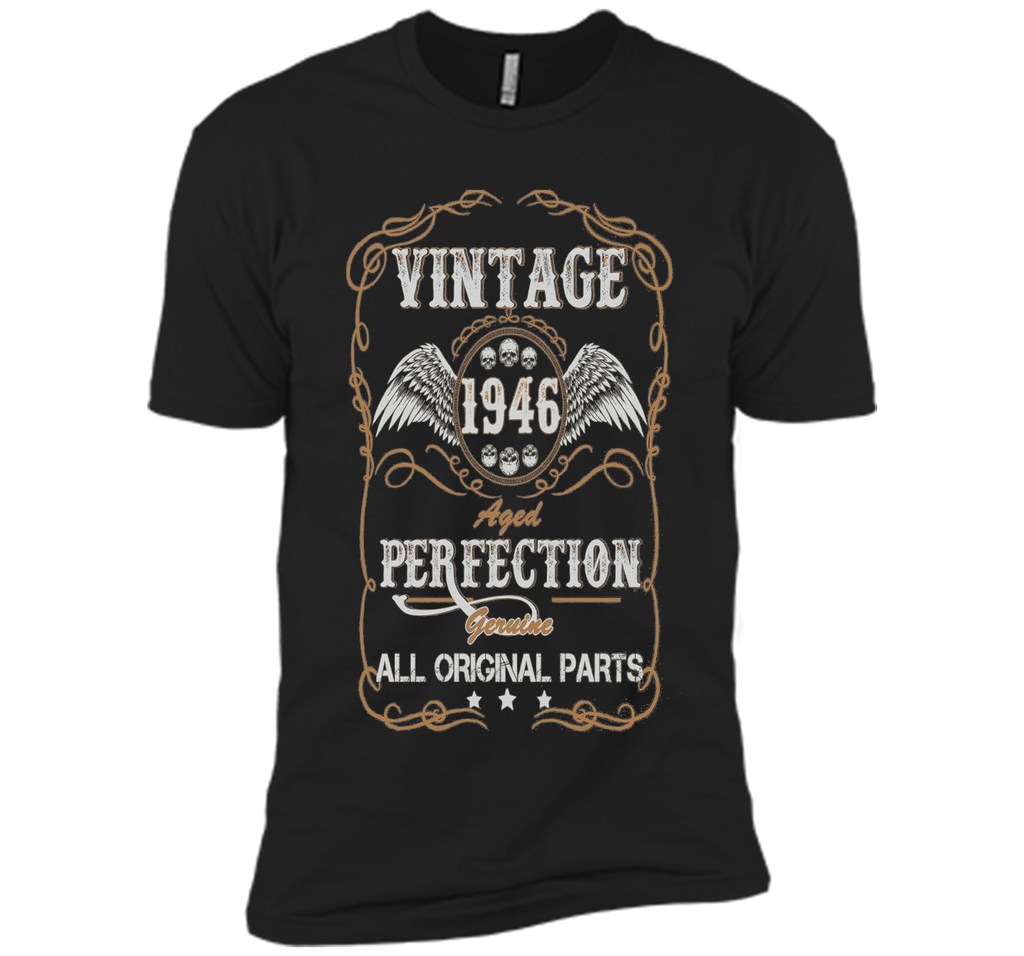 Birthday Year Gift Vintage 1946 All Original Parts T-Shirt