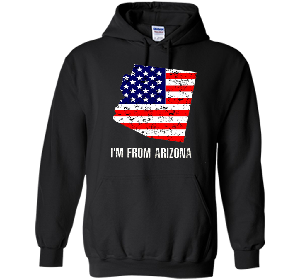 Proud of Arizona USA flag Independence day TShirt