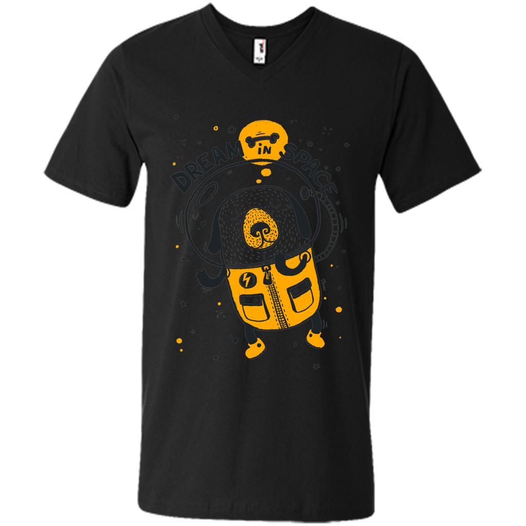 Dream in space cartoon graphic T-Shirt