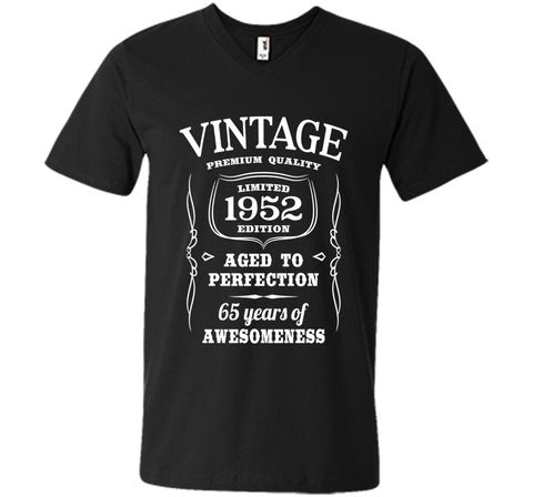 65th Birthday Gift T-Shirt Limited 1952 Edition