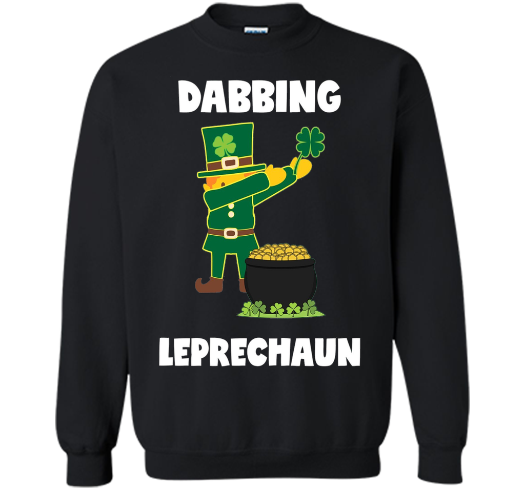Dabbing Leprechaun St. Patricks Day Tshirt for Boys Girls