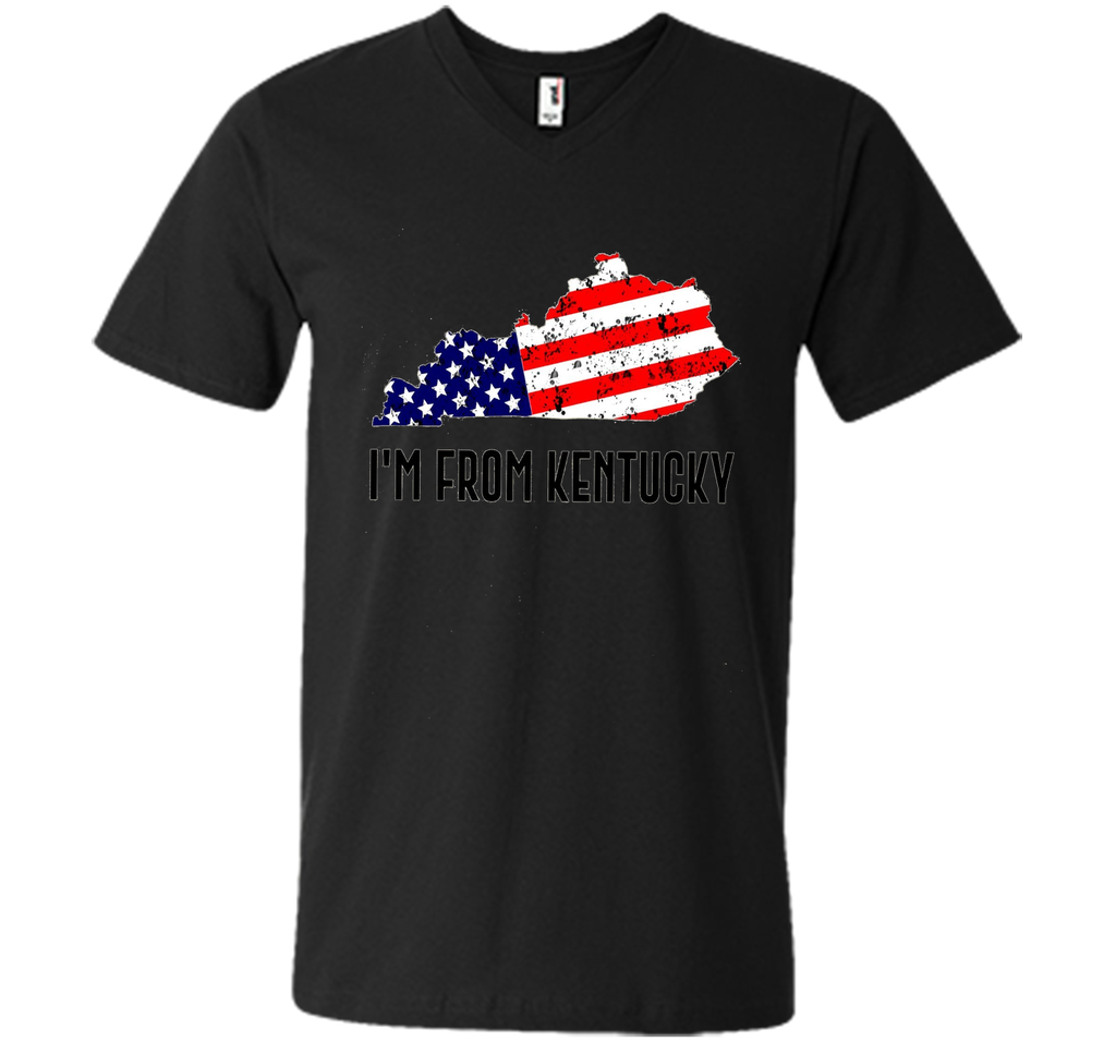 Proud of Kentucky USA flag Independence day Tshirt