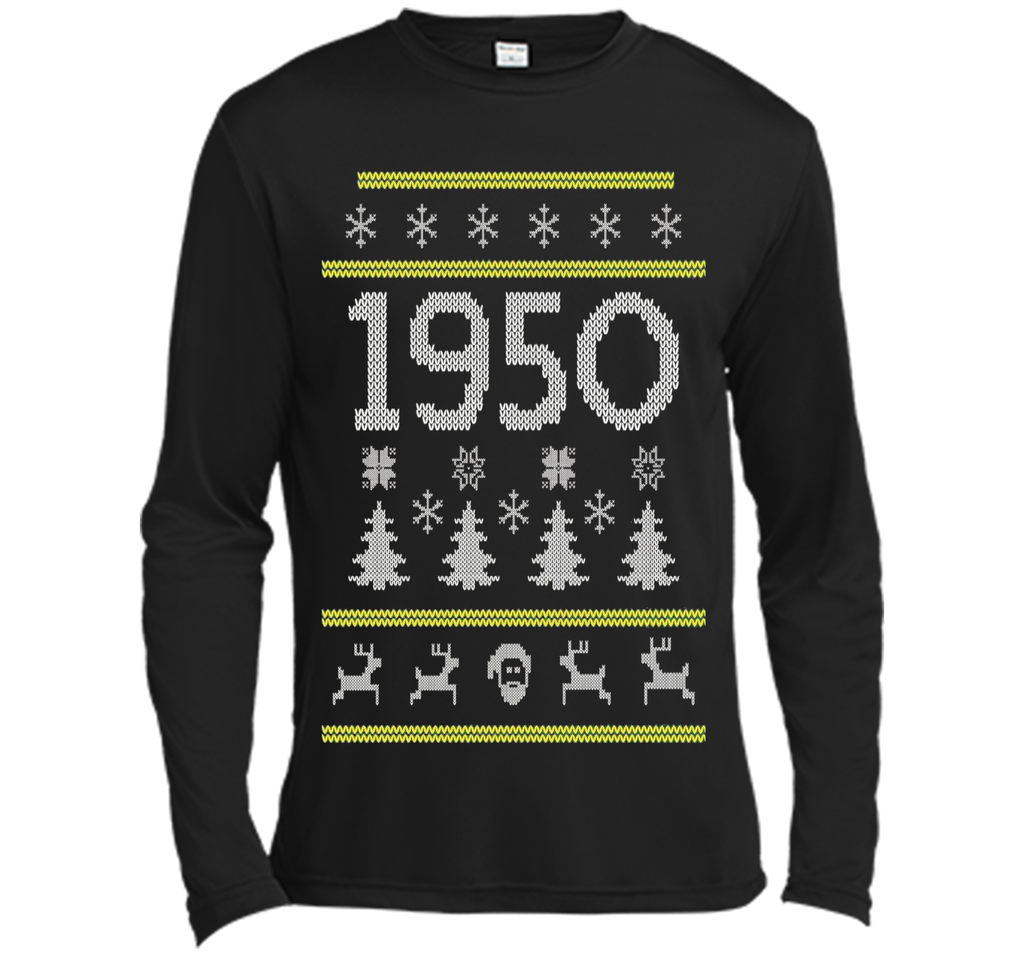 1950 Ugly Christmas Sweater Birthday Gift T-Shirt
