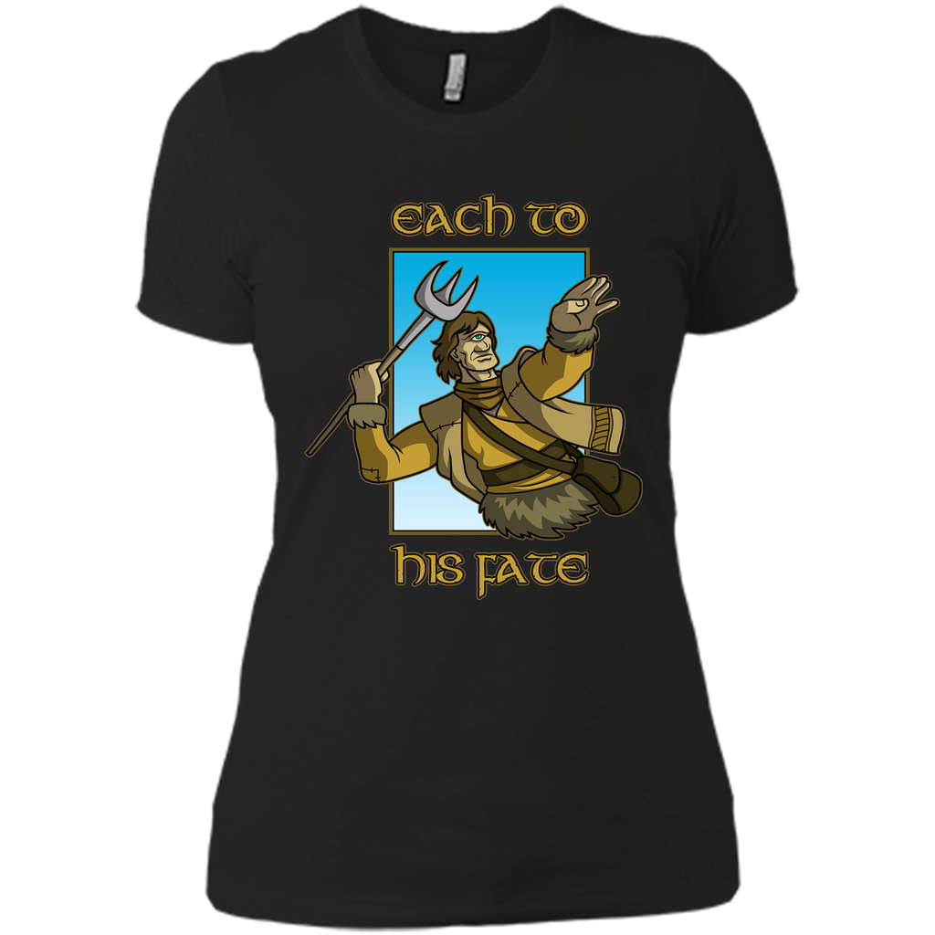 Each to His Fate-Cartoon graphic T-Shirt