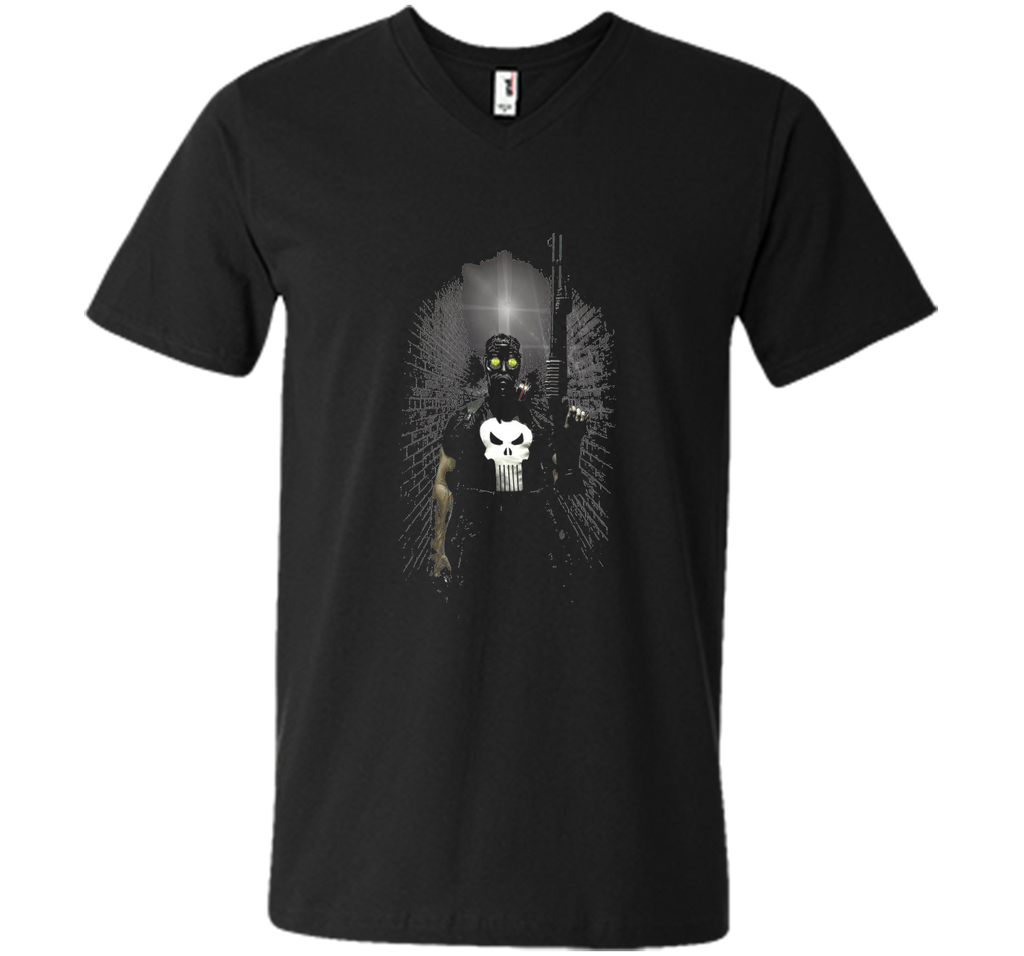 Punisher Gas Mask Graphic T-Shirt