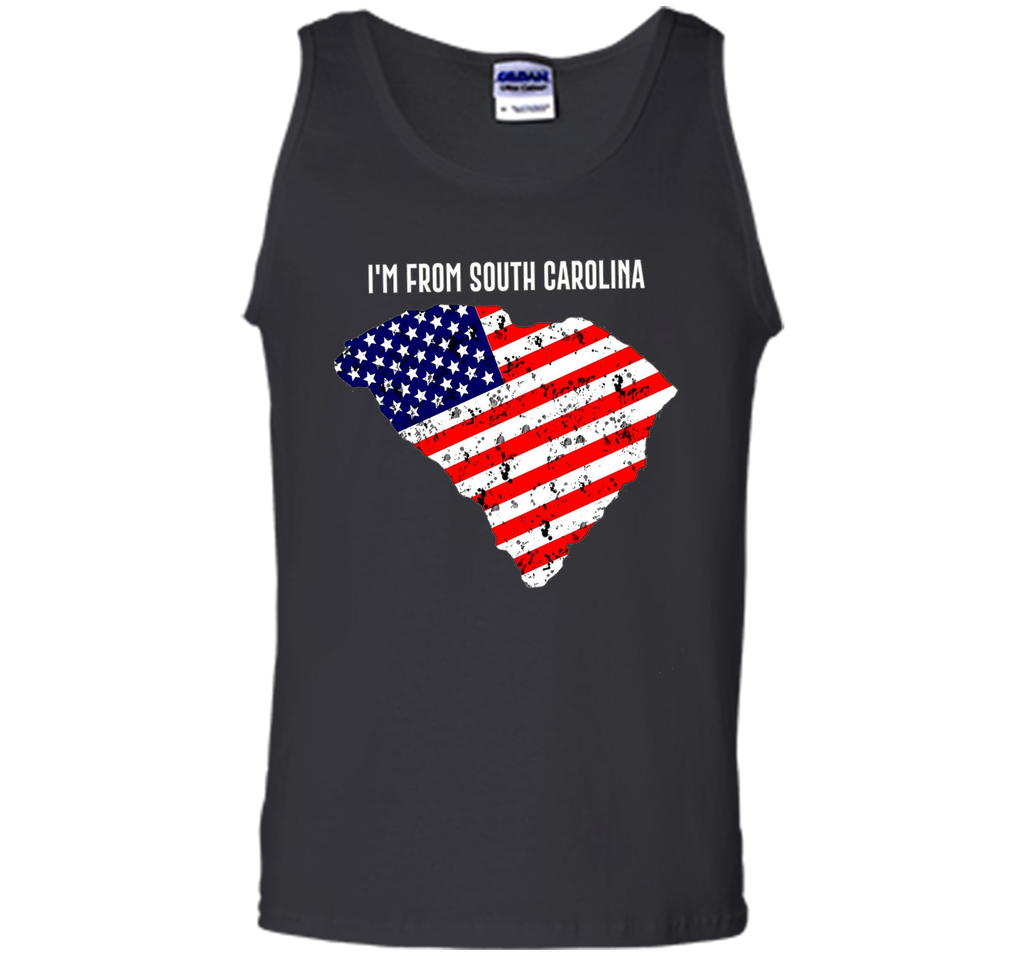 Proud of South Carolina USA flag Independence day Tshirt
