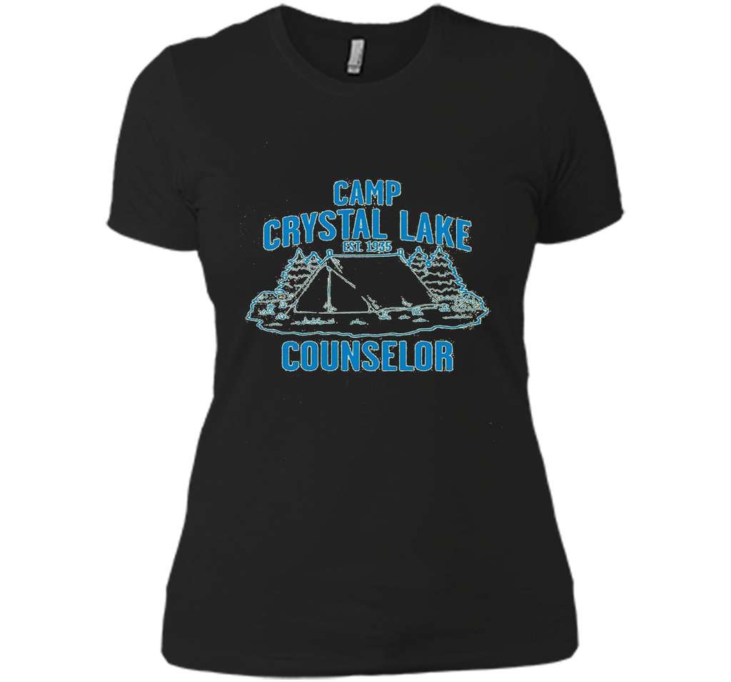 Camp Crystal Lake Counselor Tee Funny Halloween T-Shirt