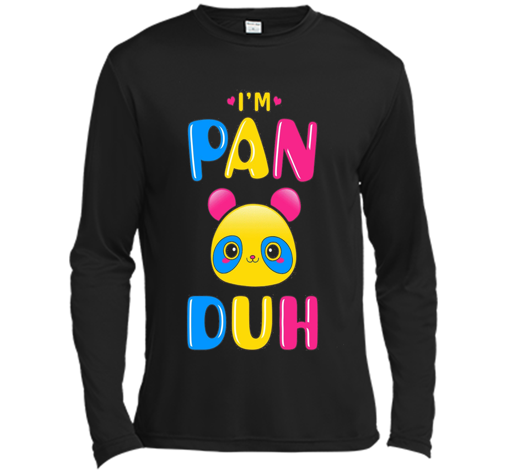 Pansexual Shirt Funny Gay Pride LGBT I'm Pan Duh Panda