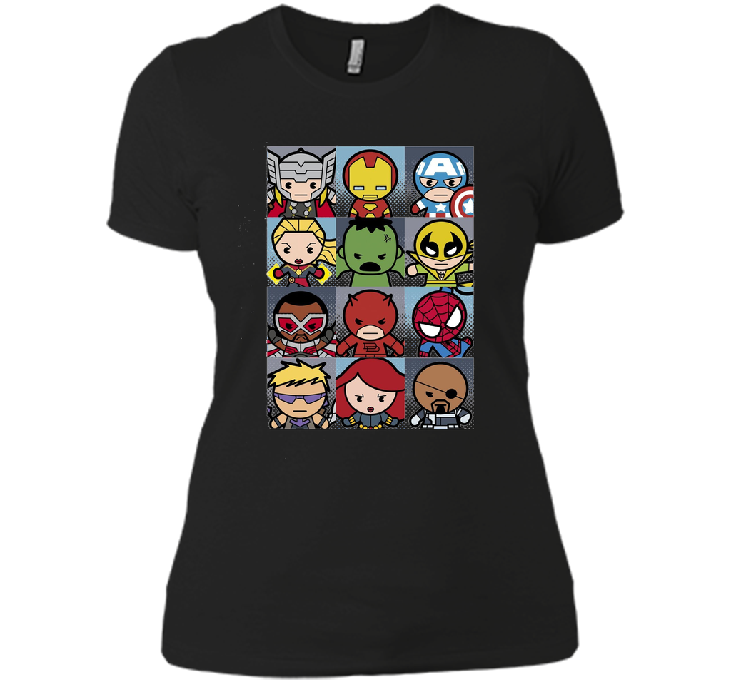 Kawaii Heroes Graphic T-Shirt