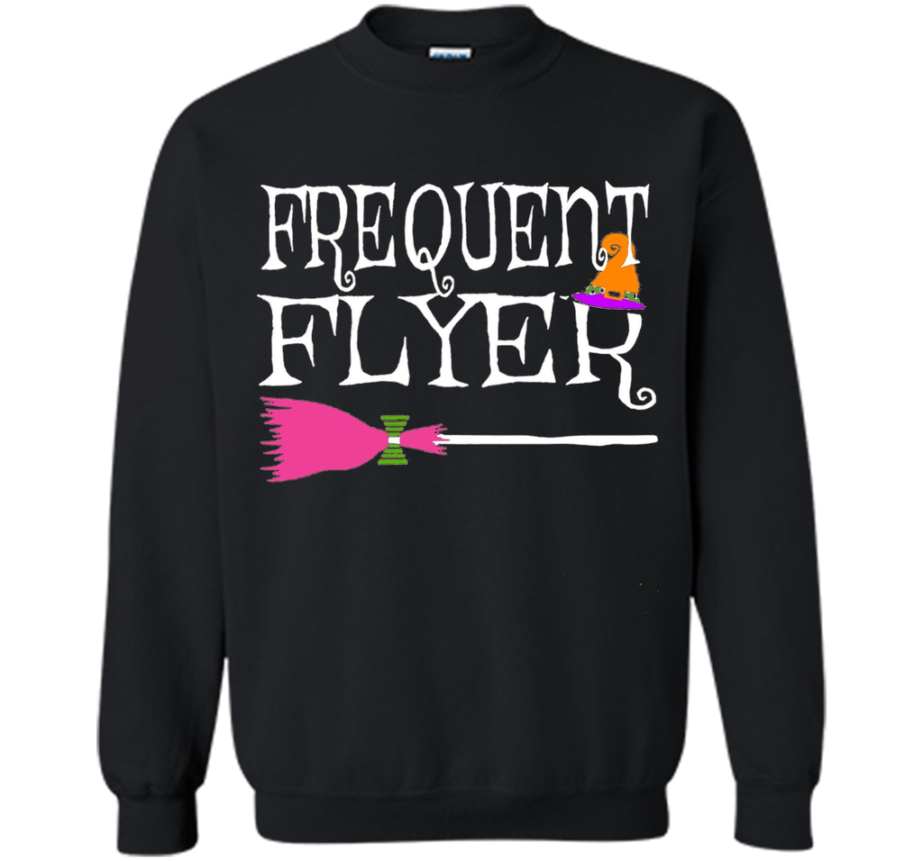 Frequent Flyer Witch Funny Cute Halloween T-Shirt