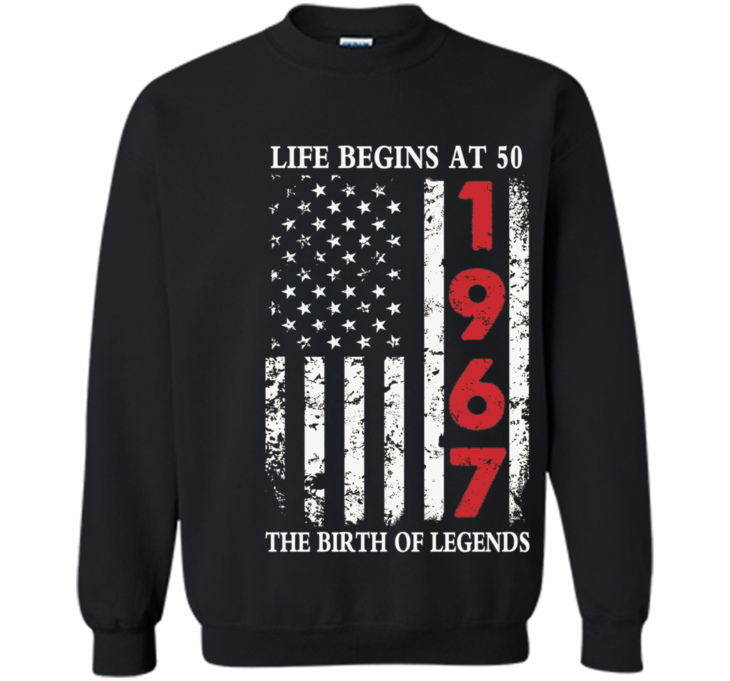 1967 The Birth Of Legends American Flag T-Shirt, 50th Gift cool shirt