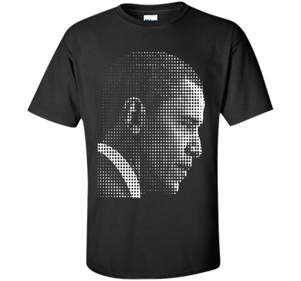 Barack Obama white dot newspaper print T-shirt