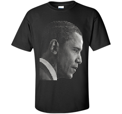 Barack Obama white dot newspaper print T-shirt