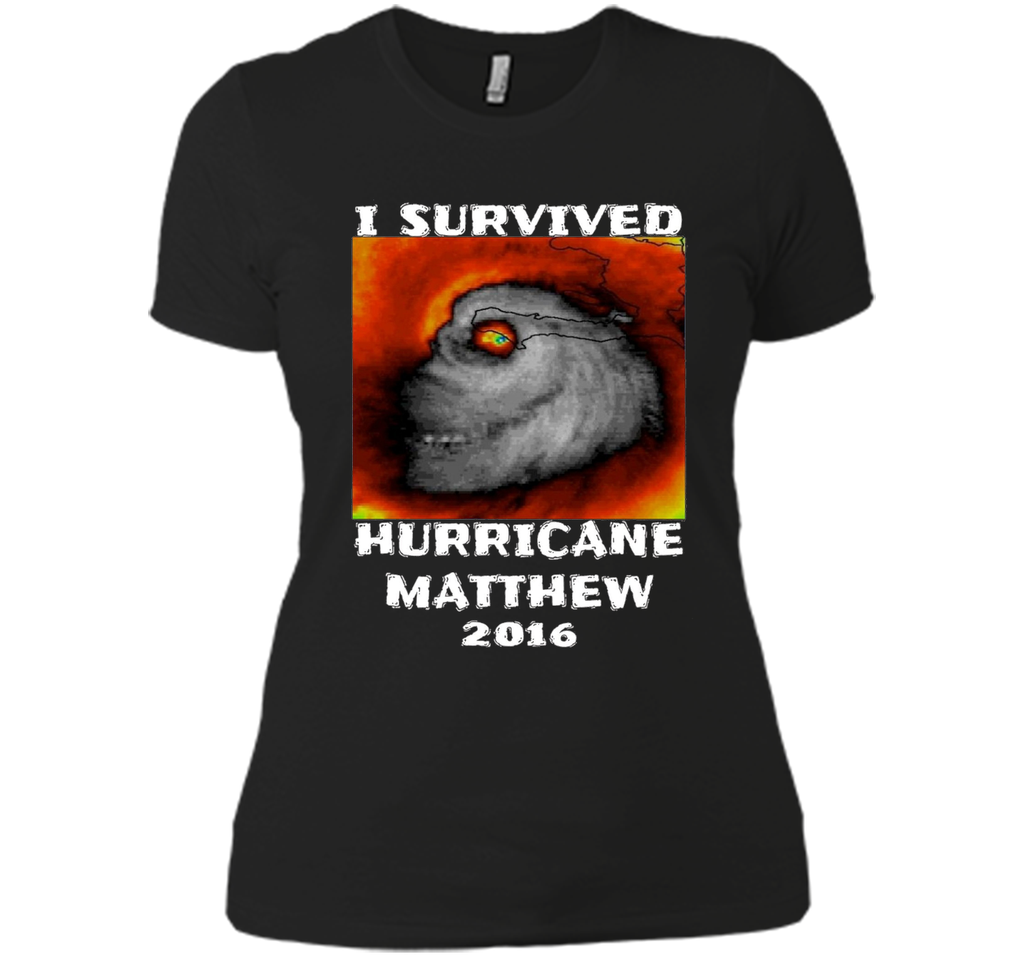 Hurricane Matthew T Shirt I Survived Hurricane Matthew 2016