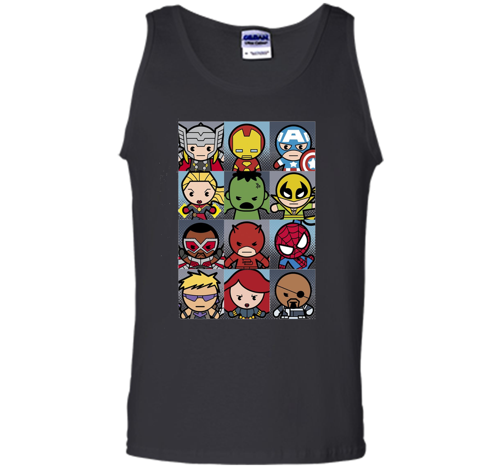 Kawaii Heroes Graphic T-Shirt