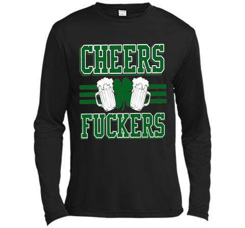 Cheers Fuckers Funny Irish Drinking St. Patrick's Day Shirt