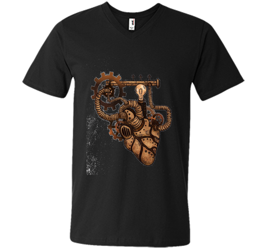 Steampunk Clothing T-Shirt Mechanical Heart