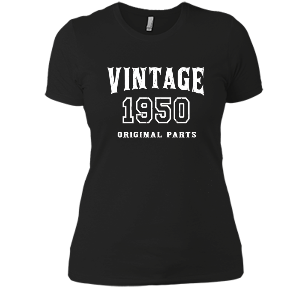 Vintage Original Parts 1950 Distressed Birthday Gift T-shirt