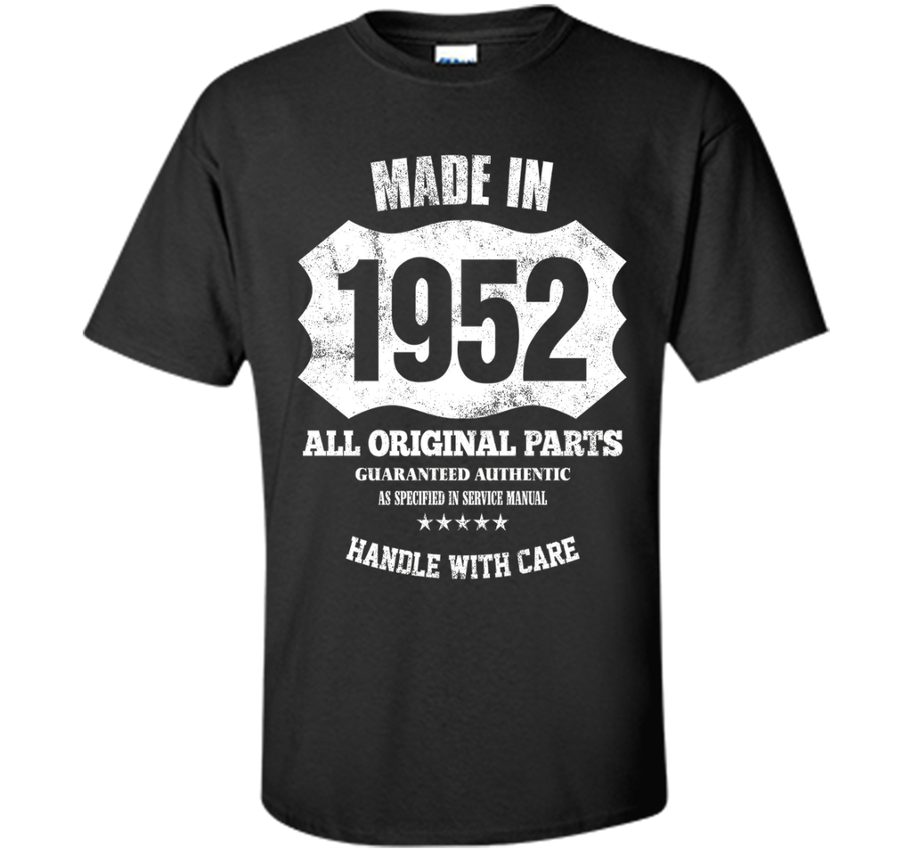 Made 1952 Original Parts 65th Birthday 65 Years Old T-Shirt