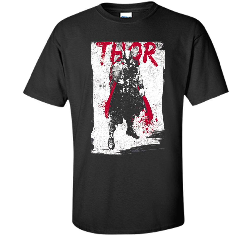 Thor Paint Splatter Print Graphic T-Shirt