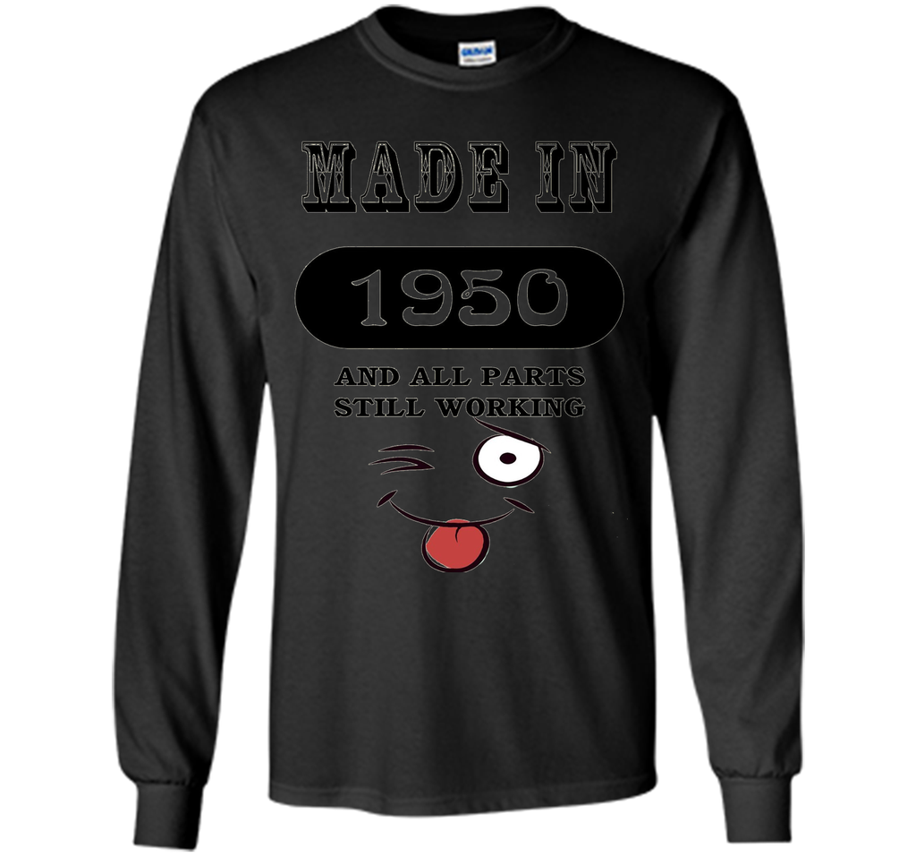 66th Birthday Gift Made in 1950 Funny Ladies Gentlemans T-Sh
