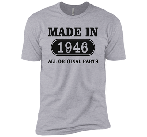70th Birthday Gift, Made in 1946 All Original Parts T-Shirt