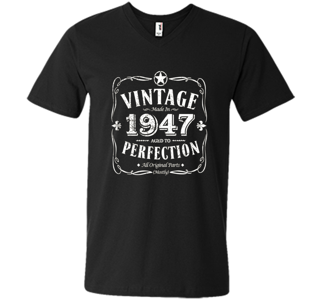 Vintage Made In 1947 Birthday Gift Idea T Shirt
