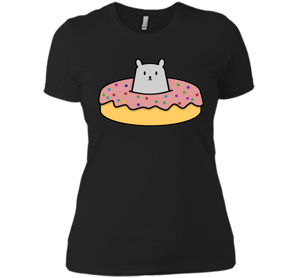 Donut T-Shirt With A Cute Creature T-Shirt