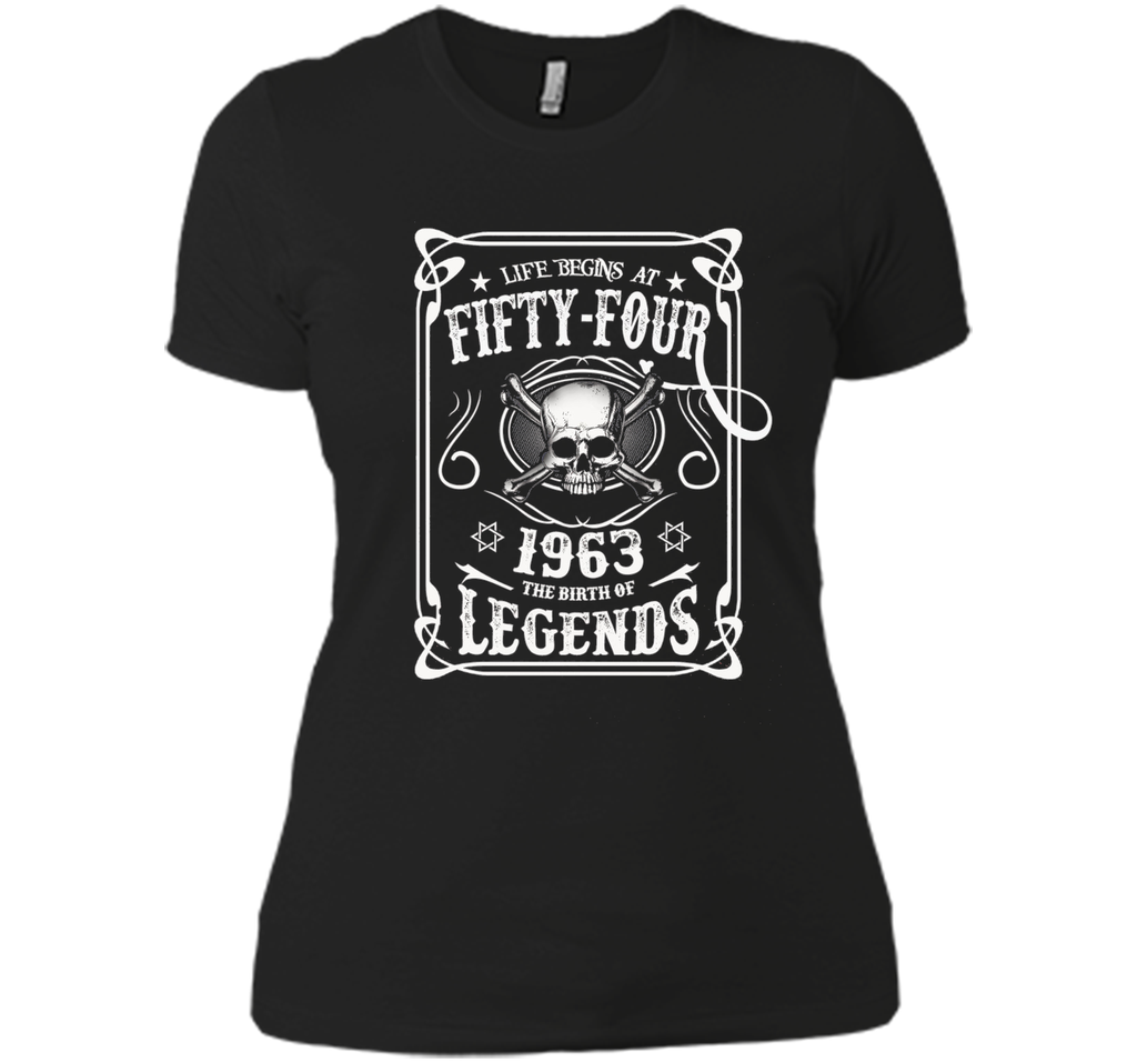 Life begins at 54 - 1963 - the birth of legends (v.2017) t-shirt