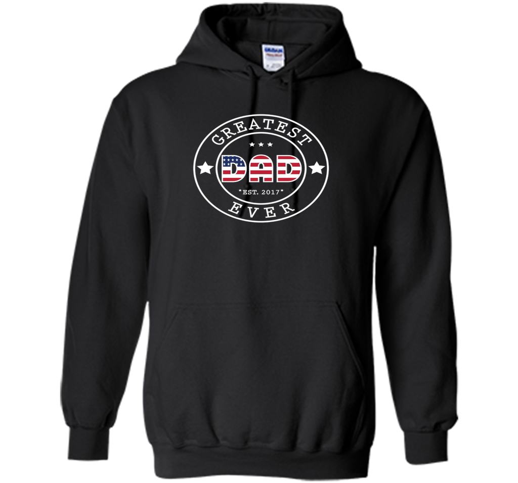 Mens GREATEST DAD EVER T-SHIRT - US THEMED [FATHERS DAY / JULY 4]