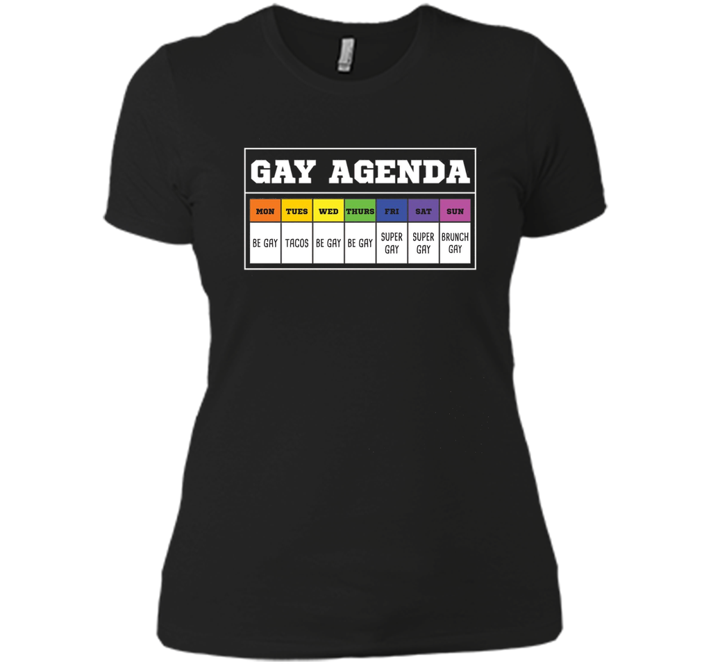Gay Agenda Funny T Shirt