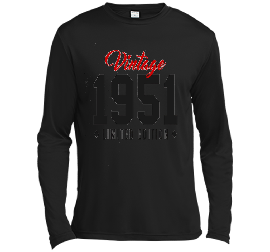 65th Birthday Gift T-Shirt Vintage 1951 Limited Edition Red